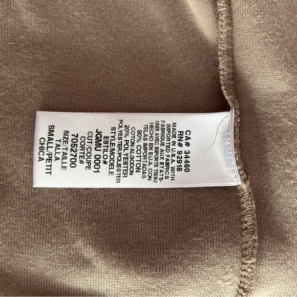 JUICY COUTURE Y2K Original Beige Velour Tracksuit Set Pants/Hoodie Small (2Pc) - Picture 15 of 16